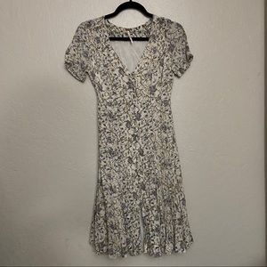 free people floral midi dress